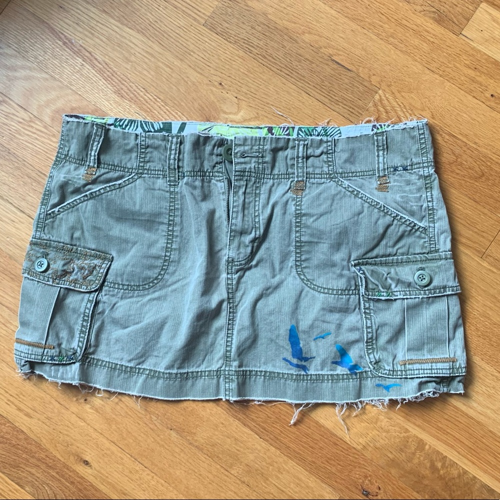 Old Navy Cargo Skirt - 14 - khaki green
